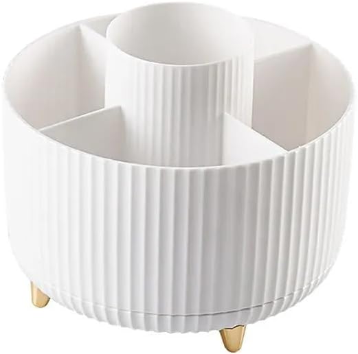 Makeup Brushes Holder Organizer, 360° Rotating Cosmetic display cases by OSIKINFASHION
