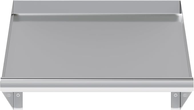 304 Stainless Steel Slanted Wall Rack Shelf - Image 5