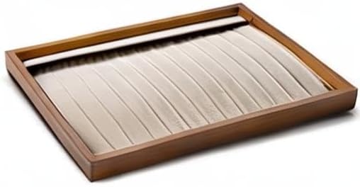 Oirlv Wood 13 Grids Necklace/Bracelet/Pendant Display Tray Jewelry Drawer - Image 10