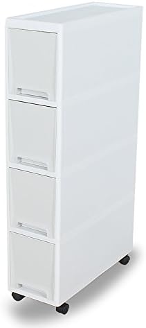 Narrow Slim Rolling Storage Cart and Organizer, 7.1 inches Kitchen Storage - Image 2