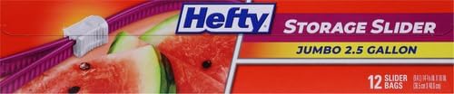 Hefty Slider Jumbo Storage Bags, 2.5 Gallon Size - Image 3