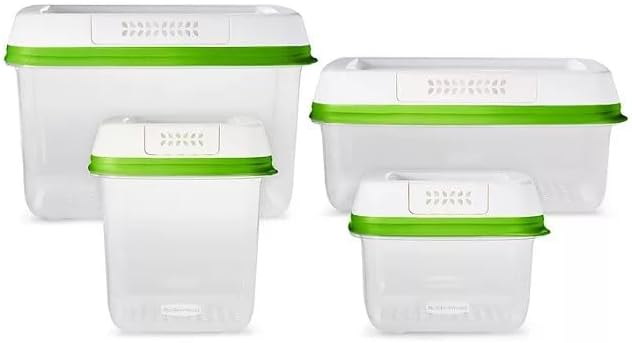 Rubbermaid FreshWorks Produce Saver, Medium and Large Storage Containers - Image 4