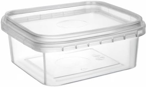 NYHI 8 oz 20 Pack Square Clear Deli Containers - Image 9