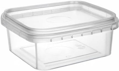 NYHI 8 oz 20 Pack Square Clear Deli Containers - Image 9