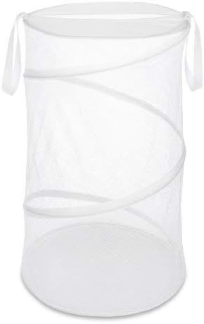 Whitmor 15-Inch Collapsible Hamper White - Image 4