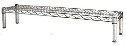 Shelving Inc. 8" d x 36" w Chrome Wire Shelving - Image 7