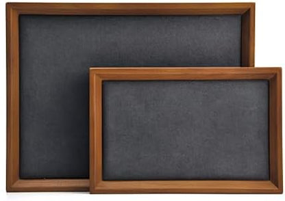 Oirlv Solid Wood Flat Jewelry Tray, Rectangle Jewelry Display Tray, Drawer by Oirlv