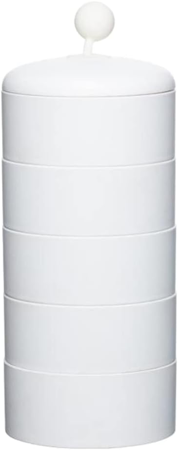Jewelry Storage5-layer 360° Rotating Box Tower Stud Organizer Large Ring - Image 2