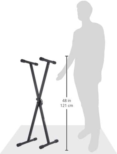 Amazon Basics Keyboard and Piano Stand, Adjustable Height, Portable - Image 4