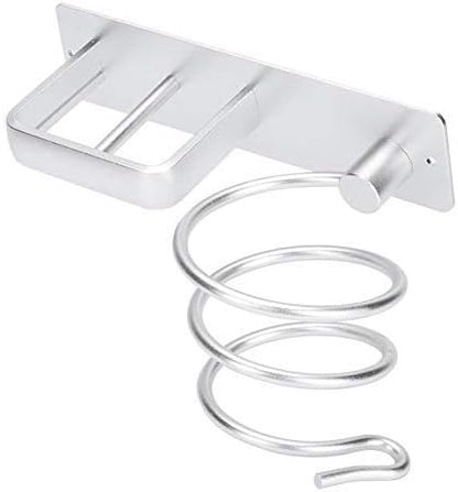 Aluminum Wall Mount Hair Care Hot Styling Tool Storage Organizer Shower Caddy by Fdit