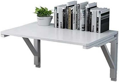 MM MELISEN Wall Mounted Folding Table, 23.6"L x 15.7"W, Space-Saving Design - Image 9