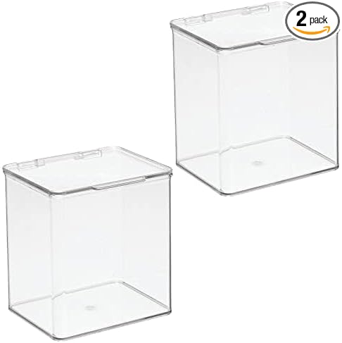 mDesign Kids Plastic Stackable Toy Storage Organizer Box Container by mDesign