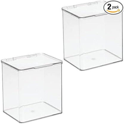mDesign Kids Plastic Stackable Toy Storage Organizer Box Container by mDesign