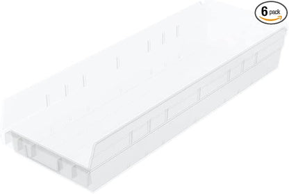 Akro-Mils 30164 Plastic Shelf Bins, Heavy Duty Storage Bins by Akro-Mils
