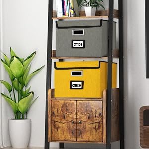 File Organizer Box with Lids, Collapsible File Folder Organizer | File Box with - Image 8