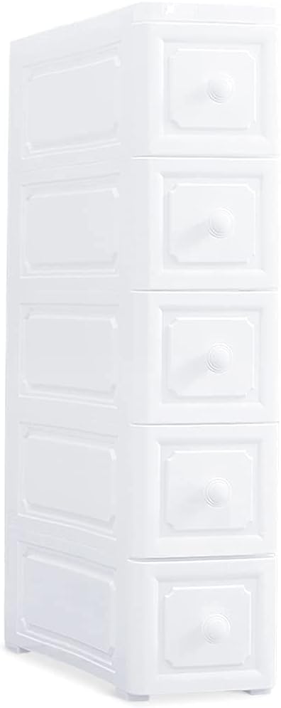 Conworld Super Light Weight Slim Plastic Bathroom Storage, Self-Assembling by Householditems