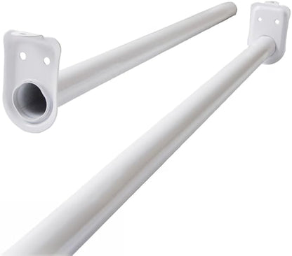 Adjustable Closet Rod, Steel 30 Inch to 48 Inch, 30 Pound Capacity - Image 11