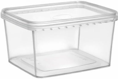 NYHI 32 oz 20 Pack Square Clear Deli Containers - Image 8