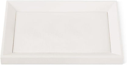 Jewelry Tray, Leather Tray, Luxury White Tray by Yinbeini