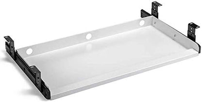 Keyboard Tray Under Desk Heavy-Duty Metal Slide-Out Platform Drawer Tray - Image 9