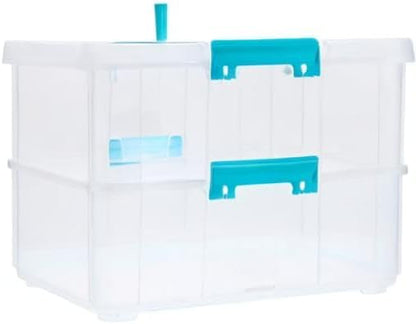 BTSKY 2 Layer Stack & Carry Box, Plastic Multipurpose Portable Storage - Image 8