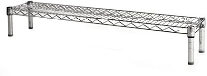Shelving Inc. 8" d x 42" w Chrome Wire Shelving - Image 7