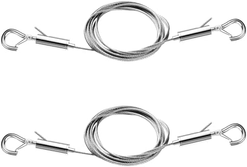 2PCS Adjustable Picture Hanging Wire Kit, Mirror Frame Hanging Kit, 6.6FT Heavy by Unknown