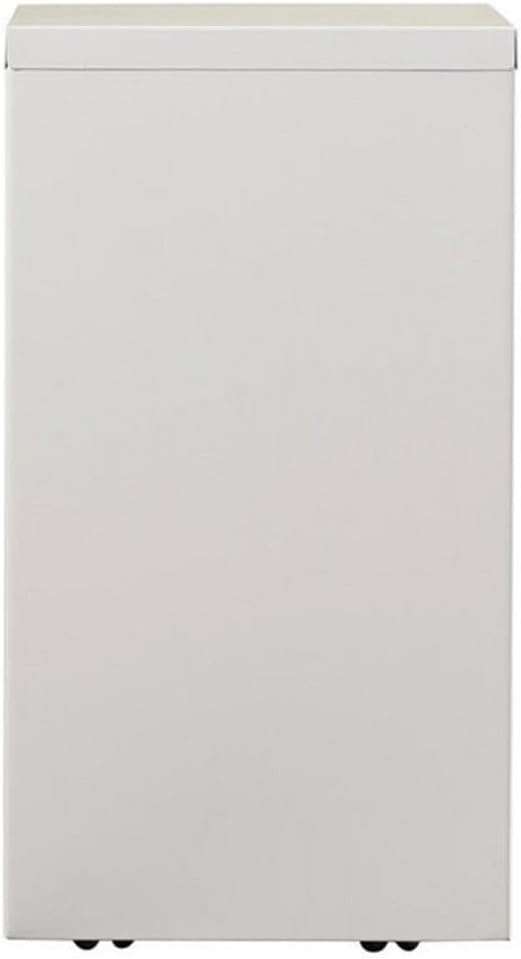 Pemberly Row 3 Drawers 27.75" Vertical White Metal Filing Cabinet Lockable - Image 7
