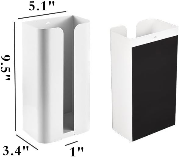 Magnetic Magnetic Dryer Sheet Glove & Tissue Dispenser Holder, Wipes Storage - Image 2