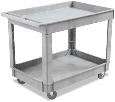 Plastic Two-Shelf Utility Cart by 212+Main
