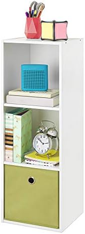 Whitmor 3 Cube Storage Organizer, Small Bookshelf, 3 Cube Shelf Book Shelf - Image 6