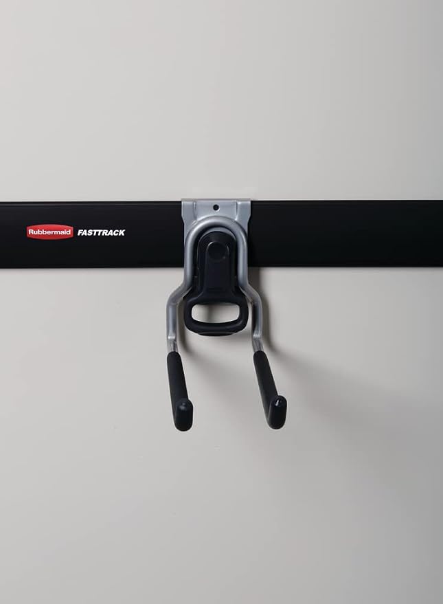 Rubbermaid FastTrack Rail Garage Organization Multi-Purpose Hook 50 lbs - Image 3