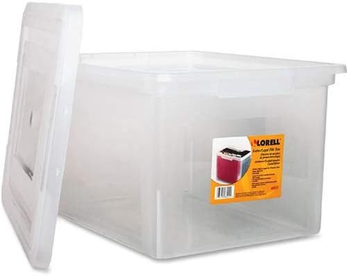 Lorell LLR68925 Letter/Legal Plastic File Box, 1 EA - Image 4