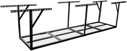 LuckyNote】2x8FT Overhead Garage Storage Rack, Adjustable Storage Organization by %E3%80%90LuckyNote%E3%80%91