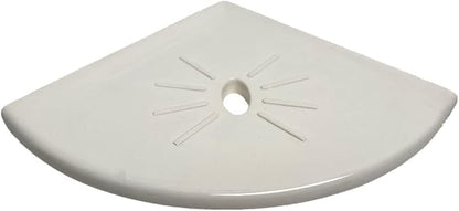 Tenedos Resin Decor 8 inch Corner Bathroom Shower Shelf Tile Flatback Wall by Tenedos