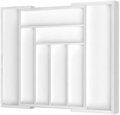 Pipishell Bamboo Expandable Drawer Organizer - Image 9