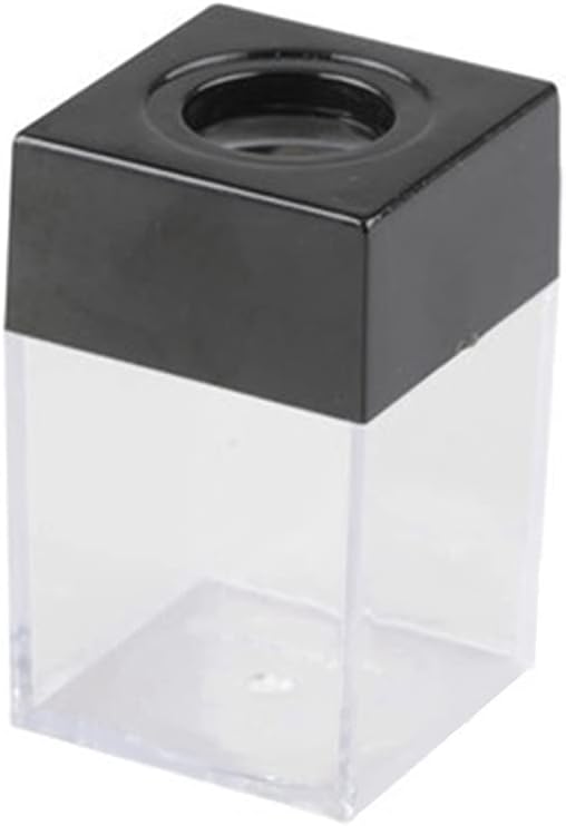 Premium Clear Paper Clip Dispenser Pushpin Storage by Unknown