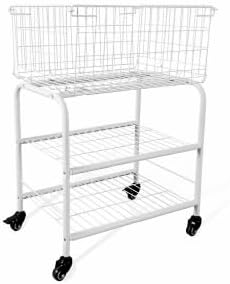 31" Tall Rolling Laundry Basket - Image 7