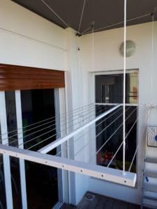 Ceiling Mounted Pulley Drying Rack – Aluminum Clothesline - Image 5