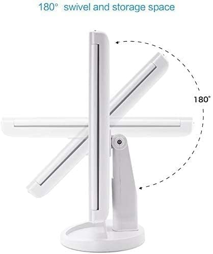 Tri-fold Lighted Vanity Makeup Mirror - Image 9