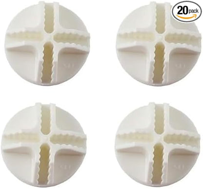 20Pcs White Wire Cube Connectors Wire Grid Cube Connectors by Unknown