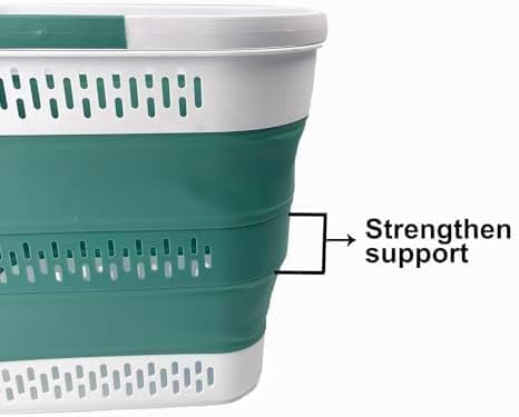 SAMMART 40L Collapsible Plastic Laundry Basket - Image 3