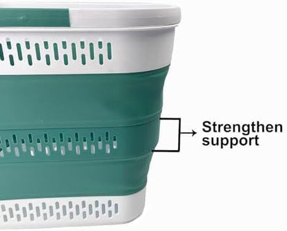 SAMMART 40L Collapsible Plastic Laundry Basket - Image 3
