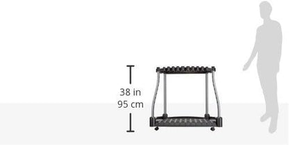 Rubbermaid Garage Tool Tower Rack Easy to Assemble Wheeled Organizes up to 40 - Image 5