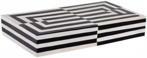 Handicrafts Home Large Decorative Storage Box 12x6– Coffee Table Organizer Box - Image 8