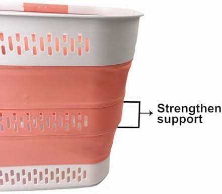 SAMMART 40L Collapsible Plastic Laundry Basket - Image 3