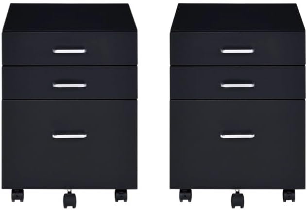 File Cabinet, 3 Drawers Filing Cabinet by Unknown