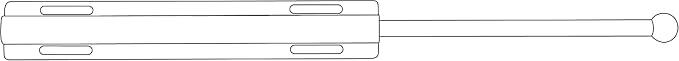 12" Valet Rod Standard for Closet - Image 3