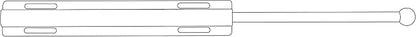 12" Valet Rod Standard for Closet - Image 3