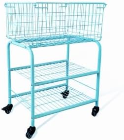 31" Tall Rolling Laundry Basket - Image 6